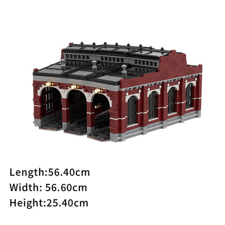 MOC - 232697 Roundhouse Klemmbausteine - LesDiy - Klemmbausteine