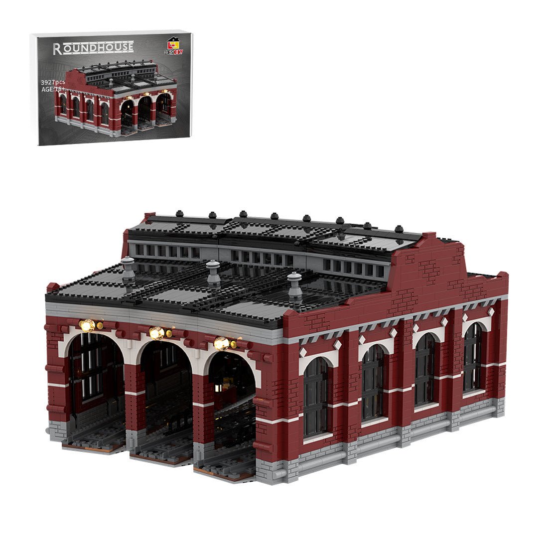 MOC - 232697 Roundhouse Klemmbausteine - LesDiy - Klemmbausteine