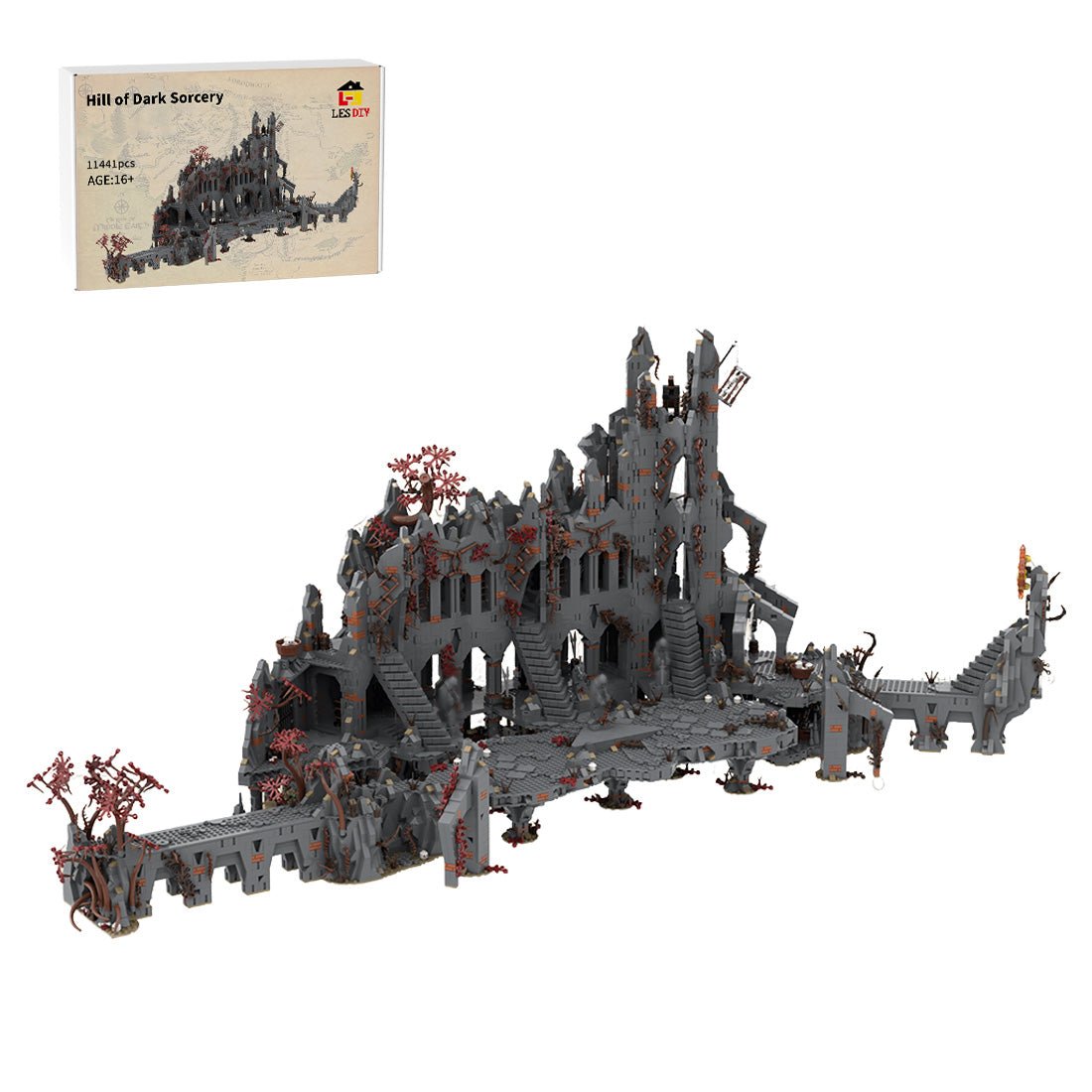 MOC - 233504 UCS Dol - Guldur - Complete Bundle Klemmbausteine - LesDiy - Klemmbausteine