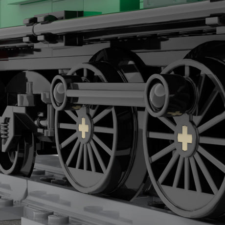 MOC-234145 Dampflokomotive der GWR-Klasse 1400 Klemmbausteine-LesDiy-Klemmbausteine