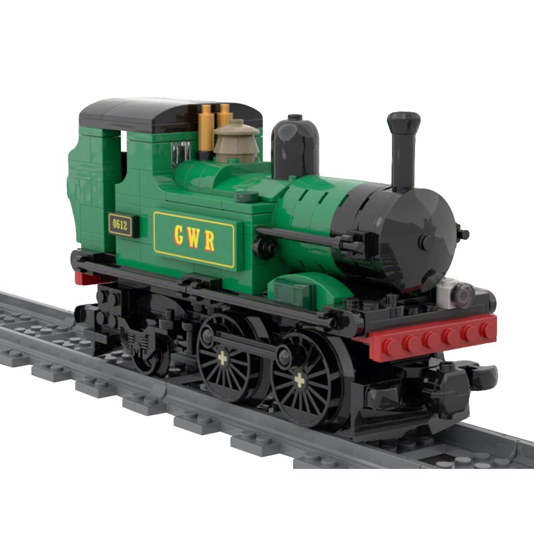MOC-234145 Dampflokomotive der GWR-Klasse 1400 Klemmbausteine-LesDiy-Klemmbausteine