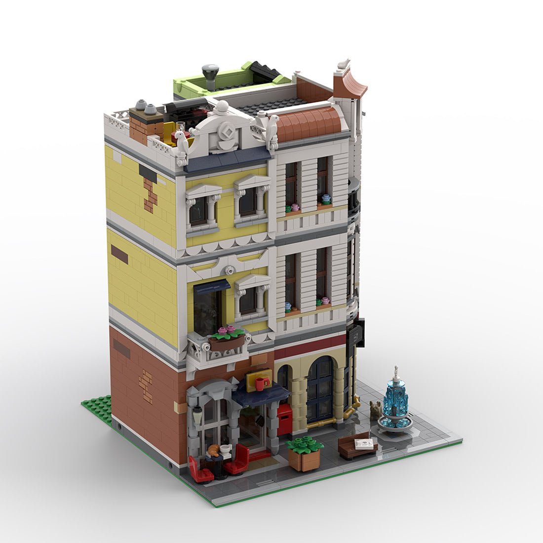 MOC - 234260 Post office on the corner Klemmbausteine - LesDiy - Klemmbausteine