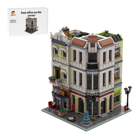 MOC - 234260 Post office on the corner Klemmbausteine - LesDiy - Klemmbausteine