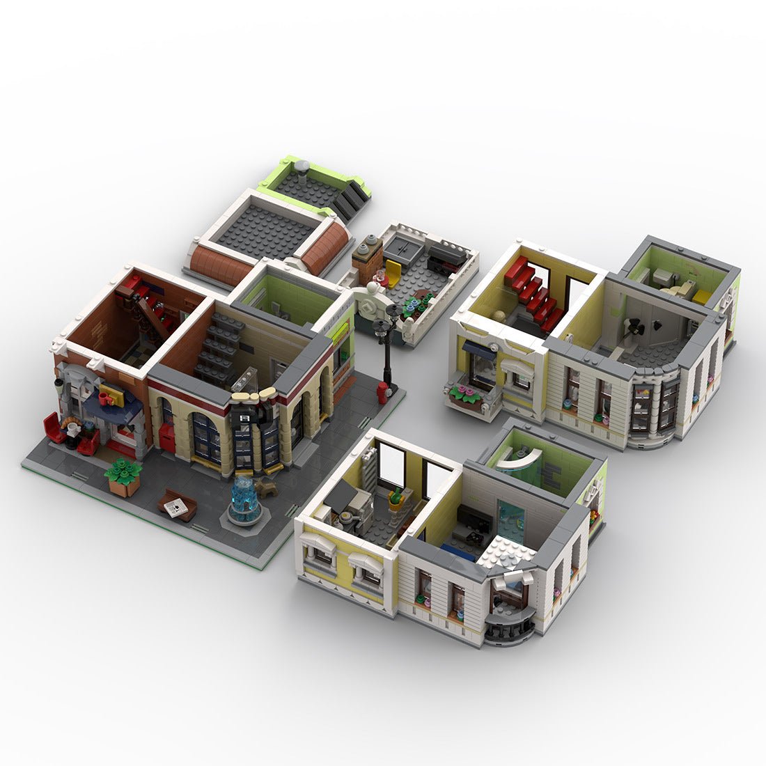 MOC - 234260 Post office on the corner Klemmbausteine - LesDiy - Klemmbausteine