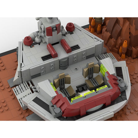MOC-234382 Star Wars Episode II: Angriff der Klonkrieger – MOC eines vorgeschobenen Kommandostützpunkts der Republik Klemmbausteine-LesDiy-Klemmbausteine