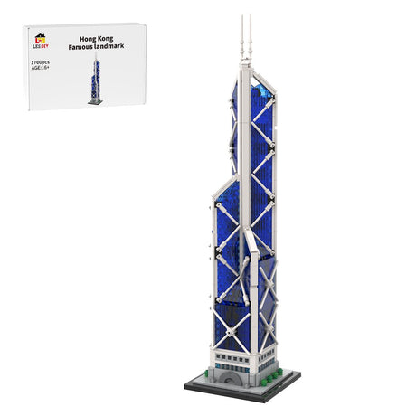 MOC - 234438 Bank of China Tower 1:800 Scale Klemmbausteine - LesDiy - Klemmbausteine