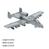MOC - 234812 A - 10 Thunderbolt II/Warthog Klemmbausteine - LesDiy - Klemmbausteine