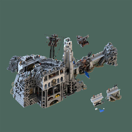 MOC - 234842 Helm's Deep - the ultimate MOD - SUPER SLIM version Klemmbausteine - LesDiy - Klemmbausteine