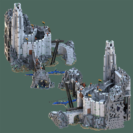 MOC - 234842 Helm's Deep - the ultimate MOD - SUPER SLIM version Klemmbausteine - LesDiy - Klemmbausteine