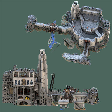 MOC - 234842 Helm's Deep - the ultimate MOD - SUPER SLIM version Klemmbausteine - LesDiy - Klemmbausteine