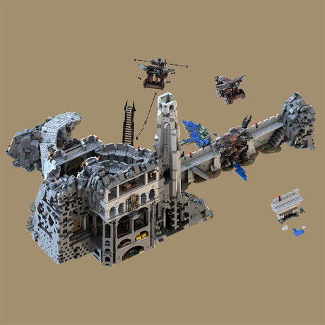 MOC - 234842Helm's Deep - the ultimate MOD - SUPER SLIM version(Lite Version) Klemmbausteine - LesDiy - Klemmbausteine