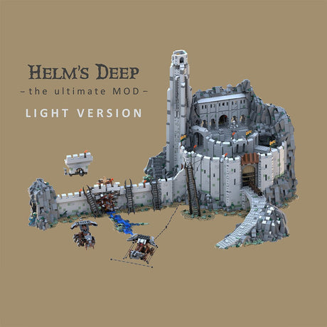 MOC - 234842Helm's Deep - the ultimate MOD - SUPER SLIM version(Lite Version) Klemmbausteine - LesDiy - Klemmbausteine