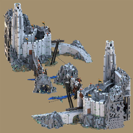 MOC - 234842Helm's Deep - the ultimate MOD - SUPER SLIM version(Lite Version) Klemmbausteine - LesDiy - Klemmbausteine