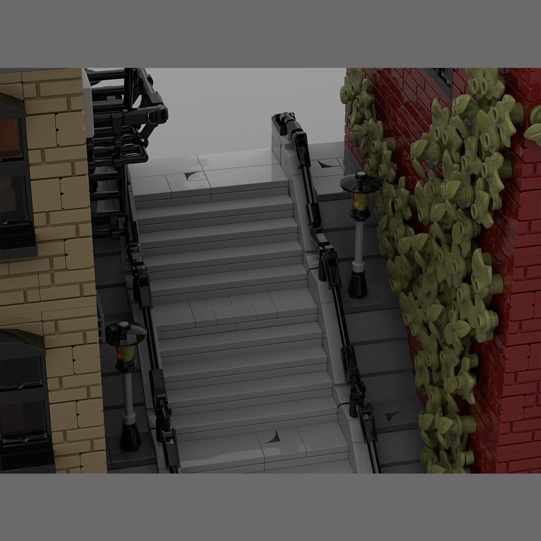 MOC-234886 Joker Stairs Klemmbausteine-LesDiy-Klemmbausteine