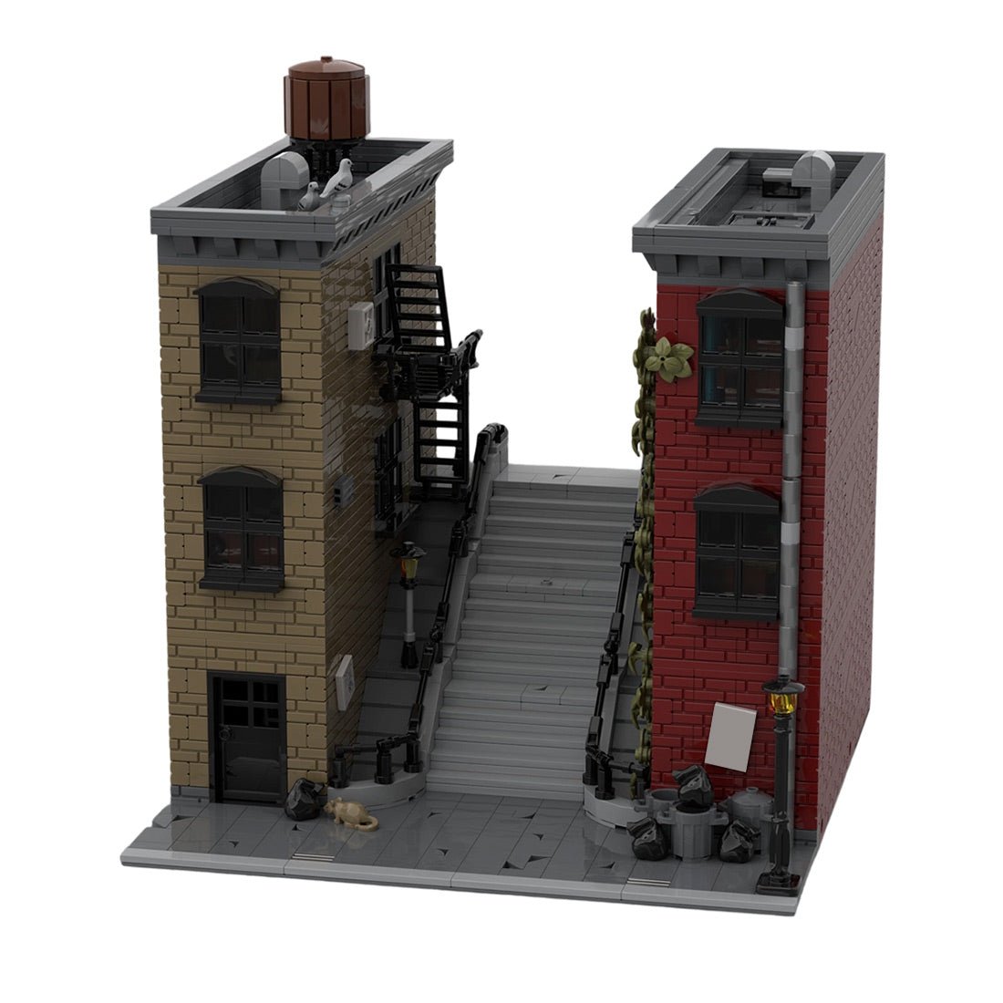 MOC-234886 Joker Stairs Klemmbausteine-LesDiy-Klemmbausteine