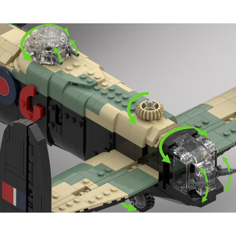 MOC - 235567 Avro Lancaster Klemmbausteine - LesDiy - Klemmbausteine
