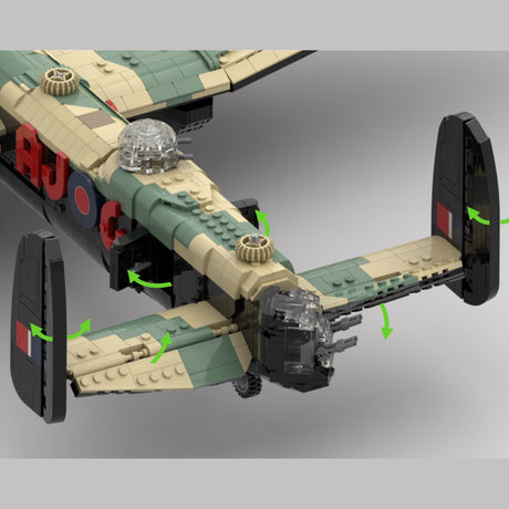 MOC - 235567 Avro Lancaster Klemmbausteine - LesDiy - Klemmbausteine