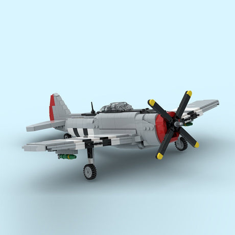 MOC - 235642 P - 47 ThunderboltSet Klemmbausteine - LesDiy - Klemmbausteine