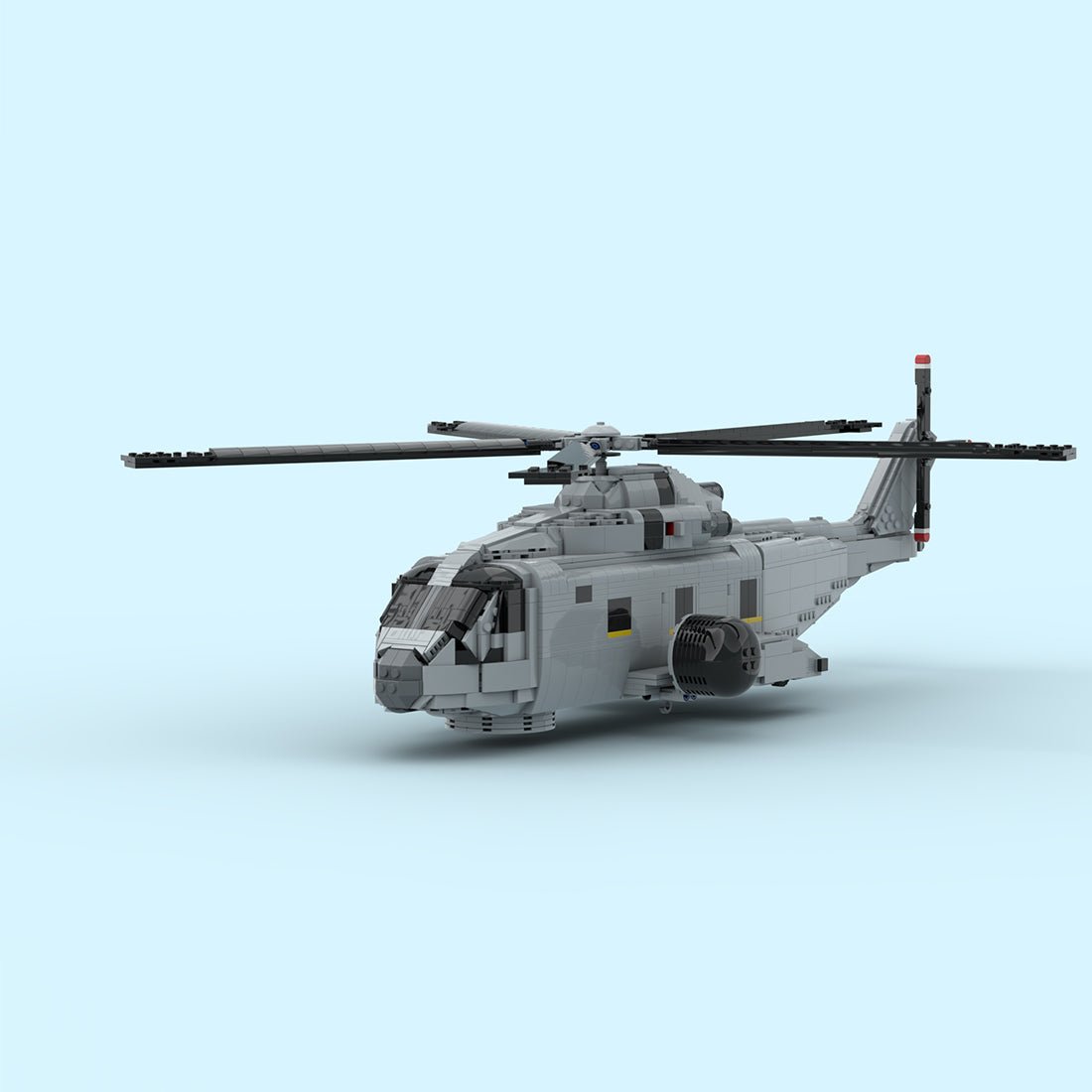 MOC - 236058 AgustaWestland AW - 101 Merlin Klemmbausteine - LesDiy - Klemmbausteine
