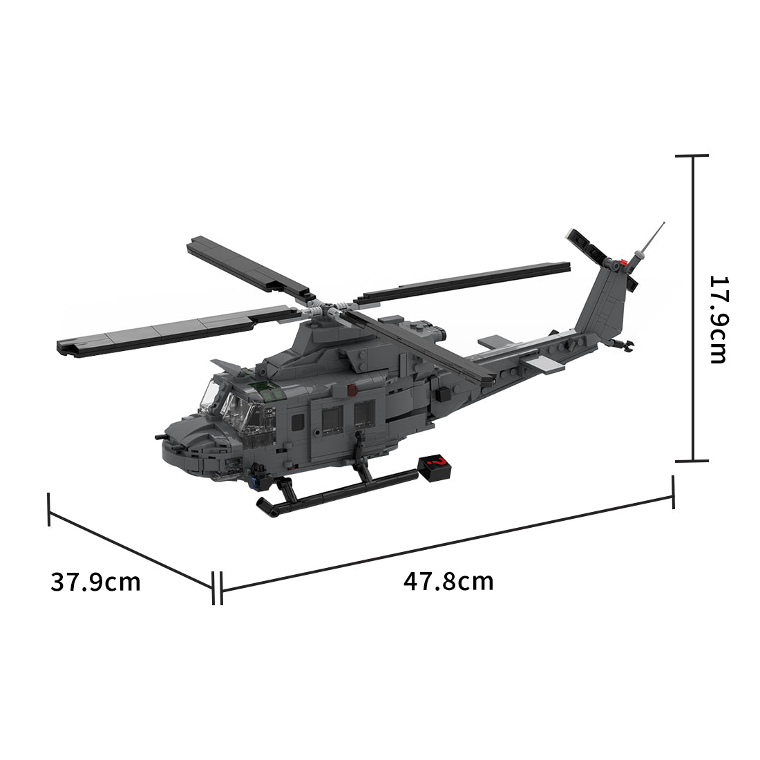MOC - 236742 Bell 412 | International Multirole Helicopter Klemmbausteine - LesDiy - Klemmbausteine