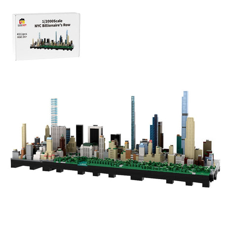MOC - 237093 1/2000 Scale Central Park | Billionaire's Row - NYC Klemmbausteine - LesDiy - Klemmbausteine