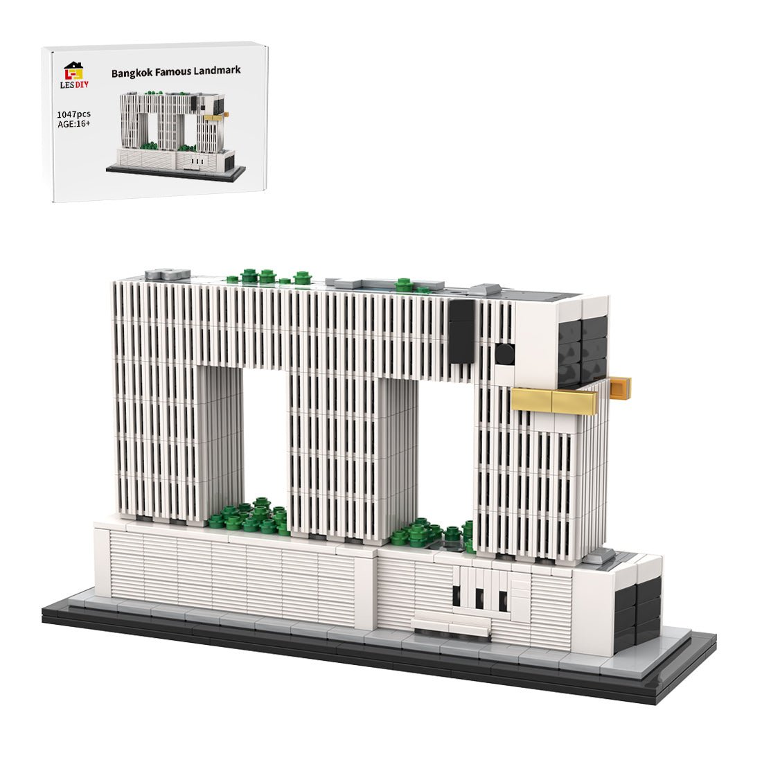 MOC - 237294 Elephant Building 1:800 Scale Klemmbausteine - LesDiy - Klemmbausteine