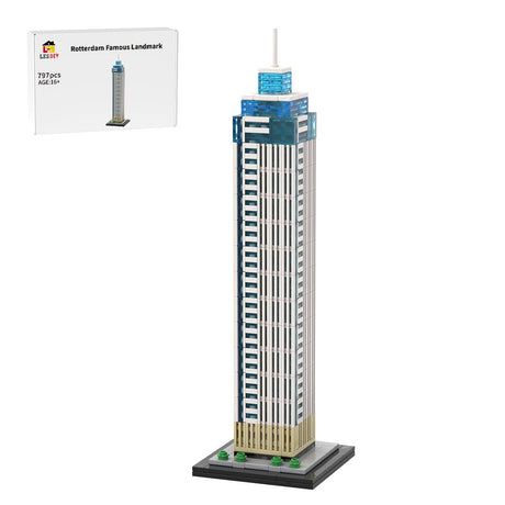 MOC - 237330 De Zalmhaven I 1:800 Scale Klemmbausteine - LesDiy - Klemmbausteine