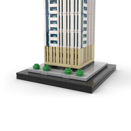 MOC - 237330 De Zalmhaven I 1:800 Scale Klemmbausteine - LesDiy - Klemmbausteine