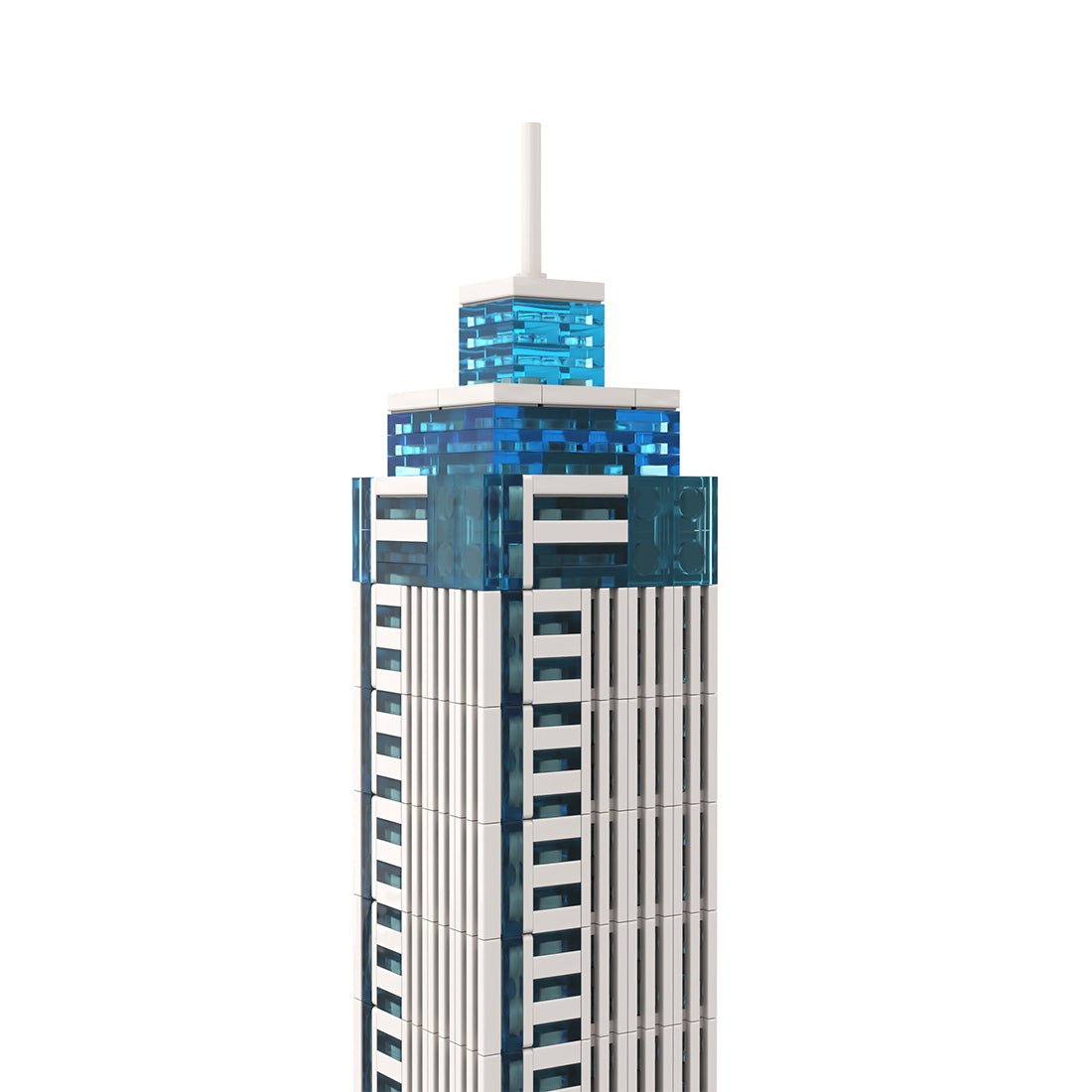 MOC - 237330 De Zalmhaven I 1:800 Scale Klemmbausteine - LesDiy - Klemmbausteine