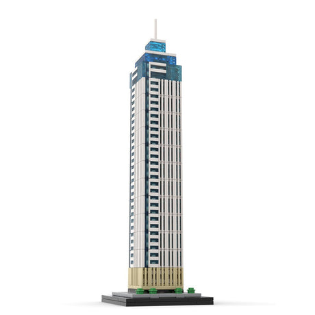 MOC - 237330 De Zalmhaven I 1:800 Scale Klemmbausteine - LesDiy - Klemmbausteine