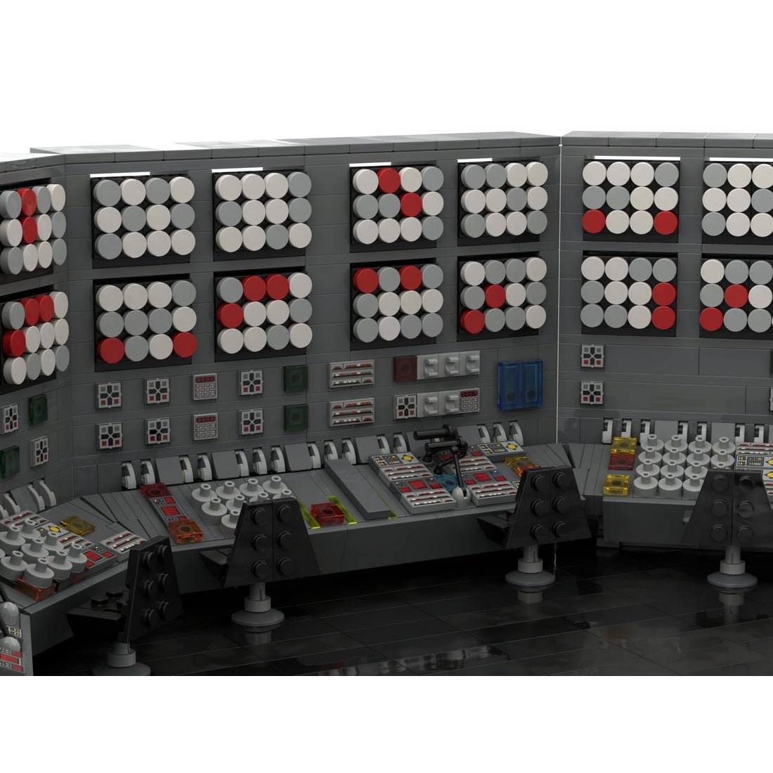 MOC-237883 SW-Diorama: Kontrollraum für den Superlaser-Beschuss auf dem Todesstern (MOC) Klemmbausteine-LesDiy-Klemmbausteine