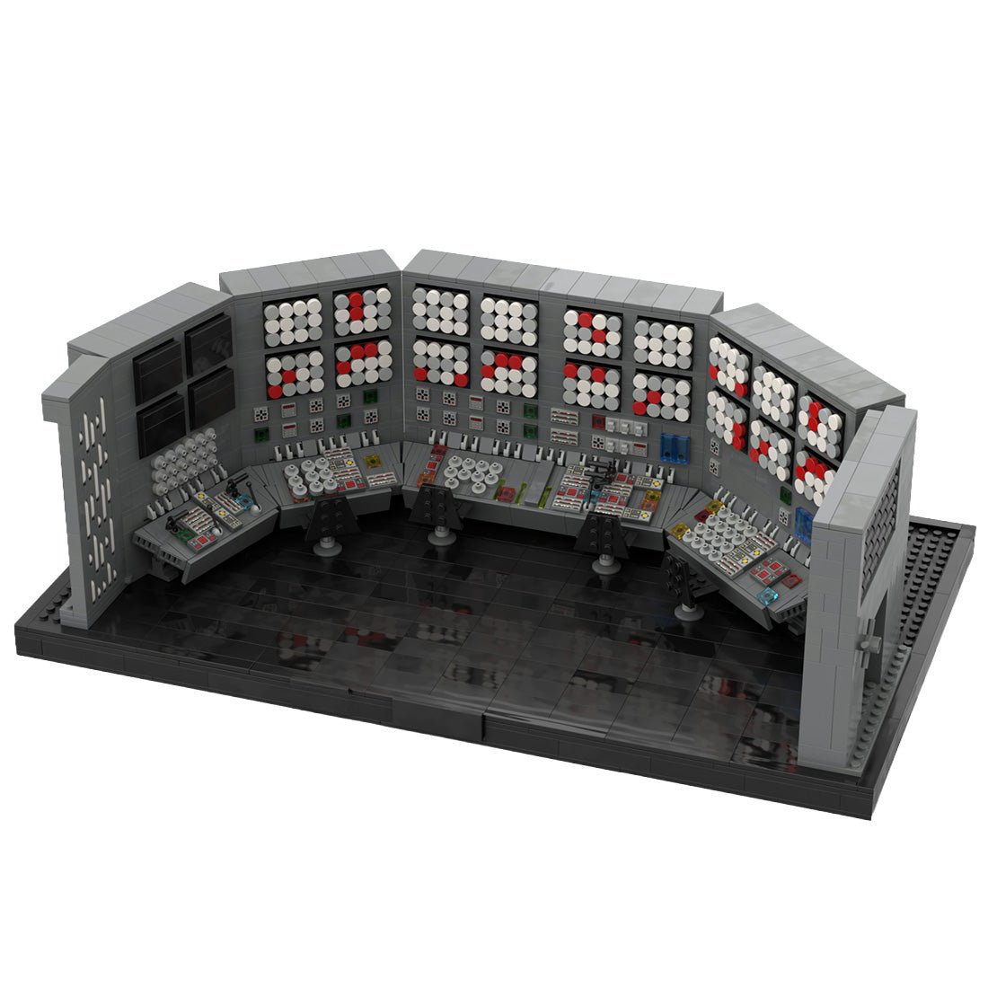 MOC-237883 SW-Diorama: Kontrollraum für den Superlaser-Beschuss auf dem Todesstern (MOC) Klemmbausteine-LesDiy-Klemmbausteine