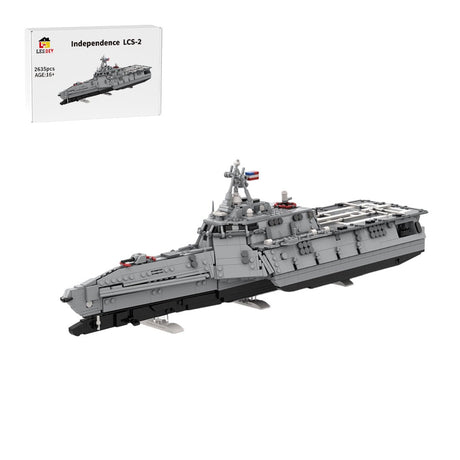 MOC - 238311 USS Independence (LCS - 2) Klemmbausteine - LesDiy - Klemmbausteine