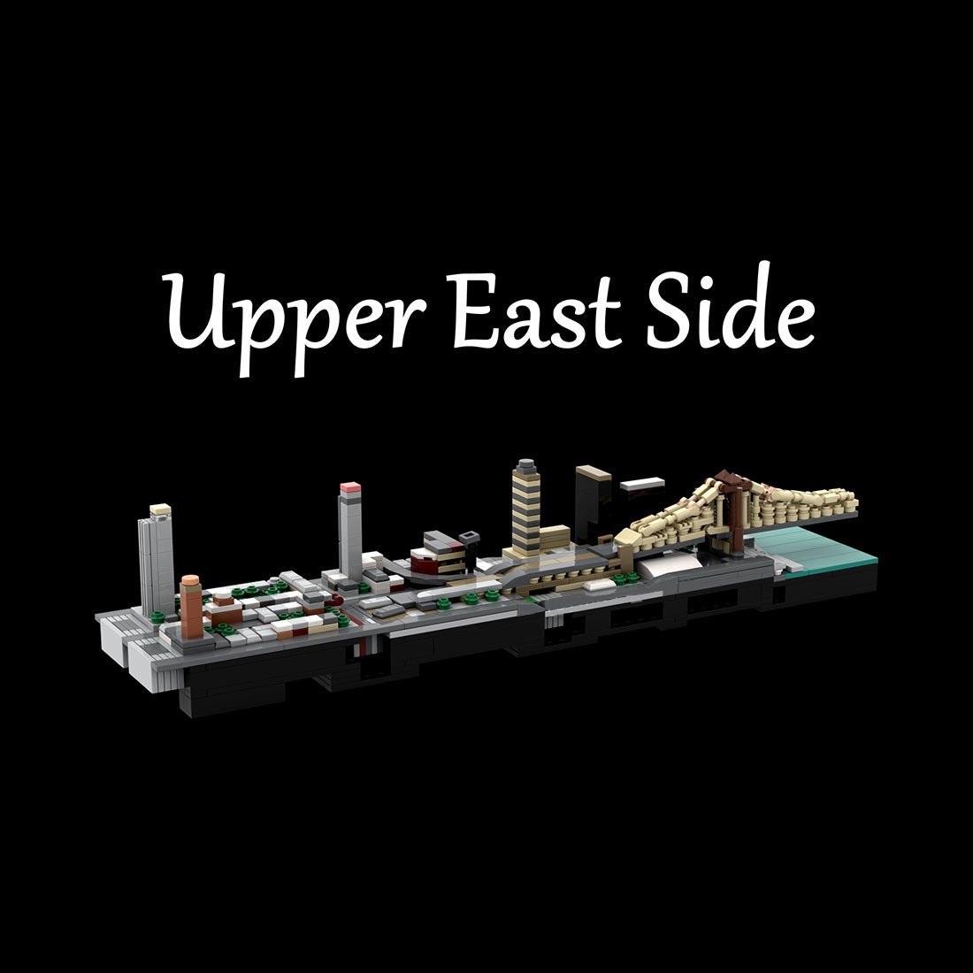 MOC - 238464 1/2000 Scale Upper East Side (below 61st Street) - NYC Klemmbausteine - LesDiy - Klemmbausteine