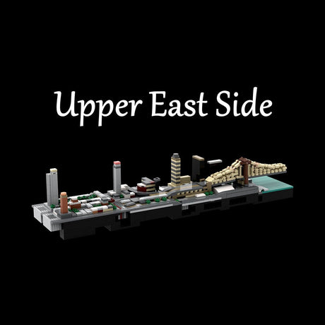 MOC - 238464 1/2000 Scale Upper East Side (below 61st Street) - NYC Klemmbausteine - LesDiy - Klemmbausteine