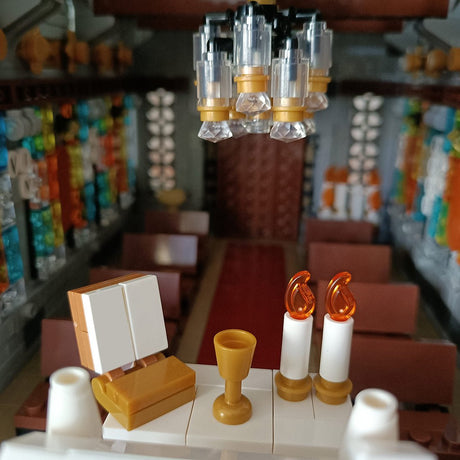 MOC - 238564 Winter Village Cathedra Klemmbausteine - LesDiy - Klemmbausteine