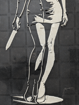 MOC - 238853 art relief of a female horror character Klemmbausteine - LesDiy - Klemmbausteine