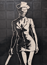 MOC - 238853 art relief of a female horror character Klemmbausteine - LesDiy - Klemmbausteine