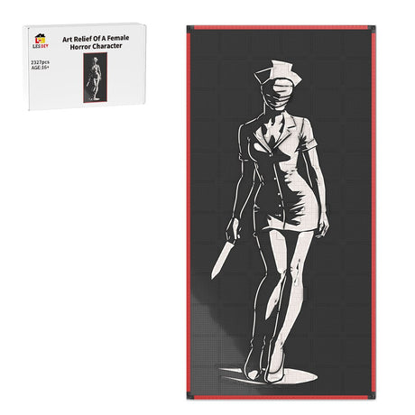 MOC - 238853 art relief of a female horror character Klemmbausteine - LesDiy - Klemmbausteine