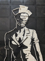 MOC - 238853 art relief of a female horror character Klemmbausteine - LesDiy - Klemmbausteine