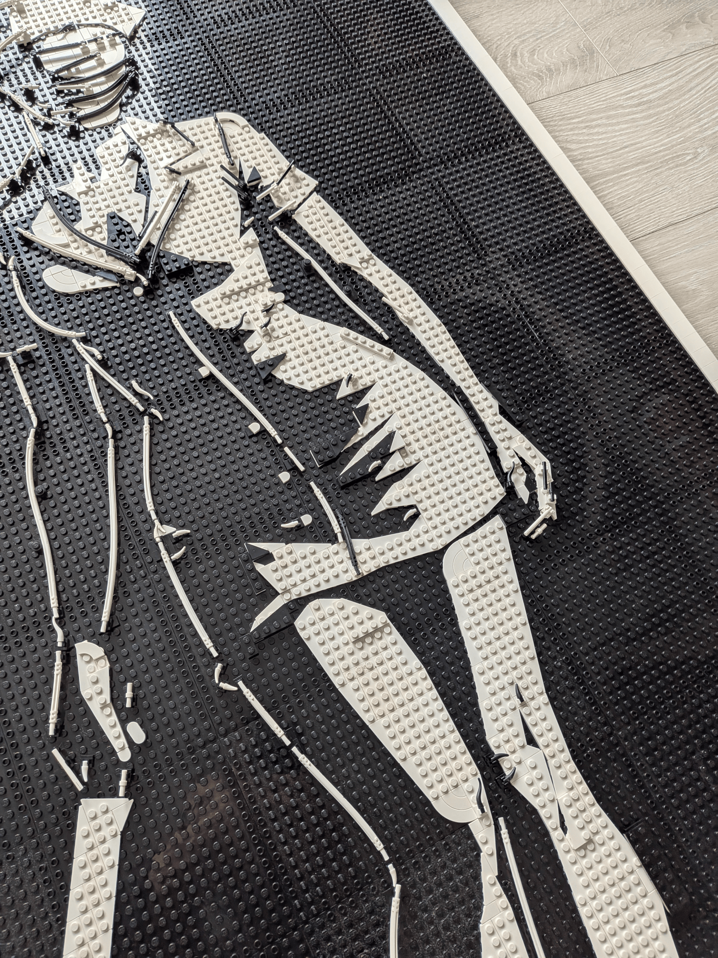 MOC - 238853 art relief of a female horror character Klemmbausteine - LesDiy - Klemmbausteine