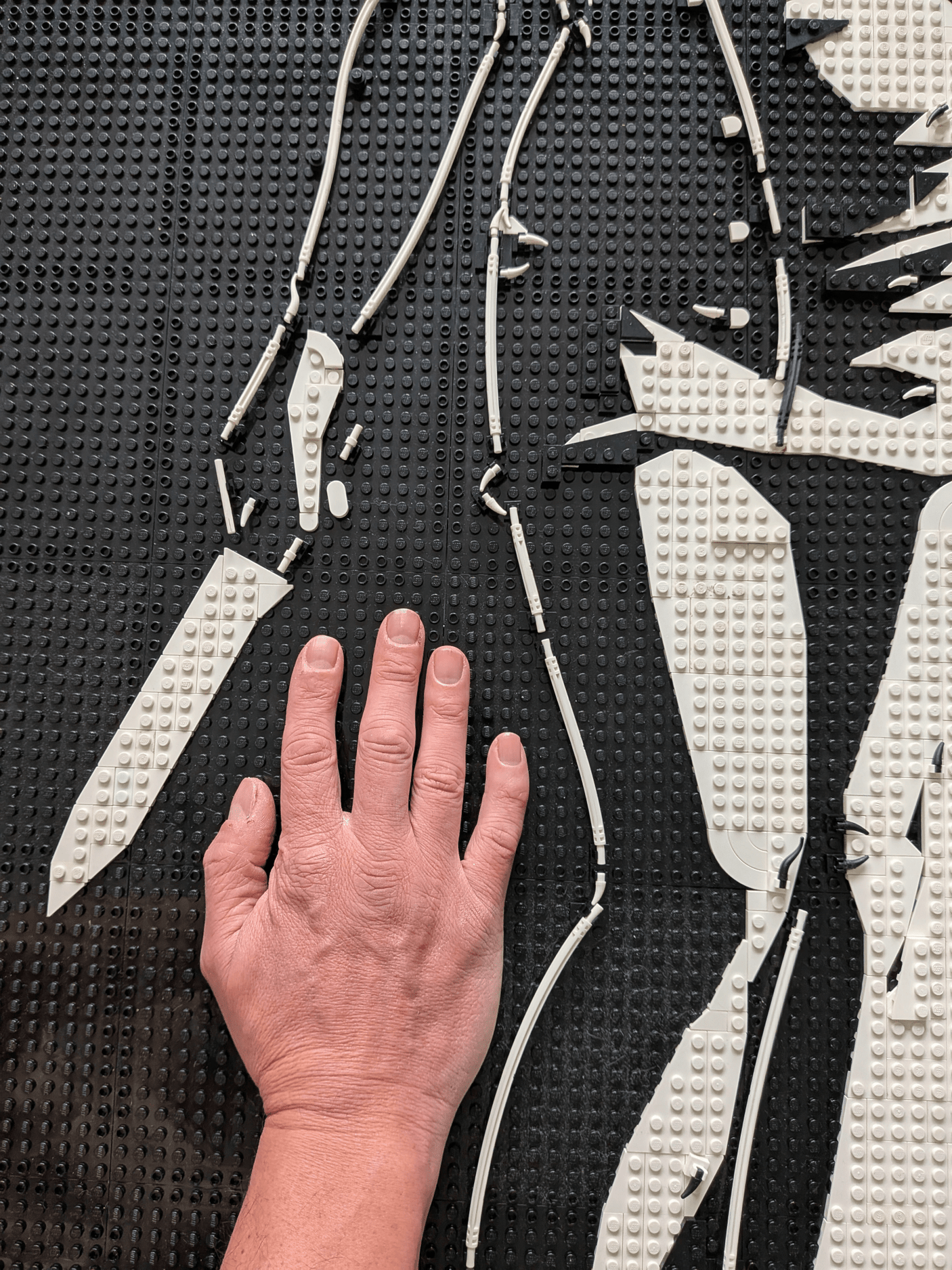 MOC - 238853 art relief of a female horror character Klemmbausteine - LesDiy - Klemmbausteine