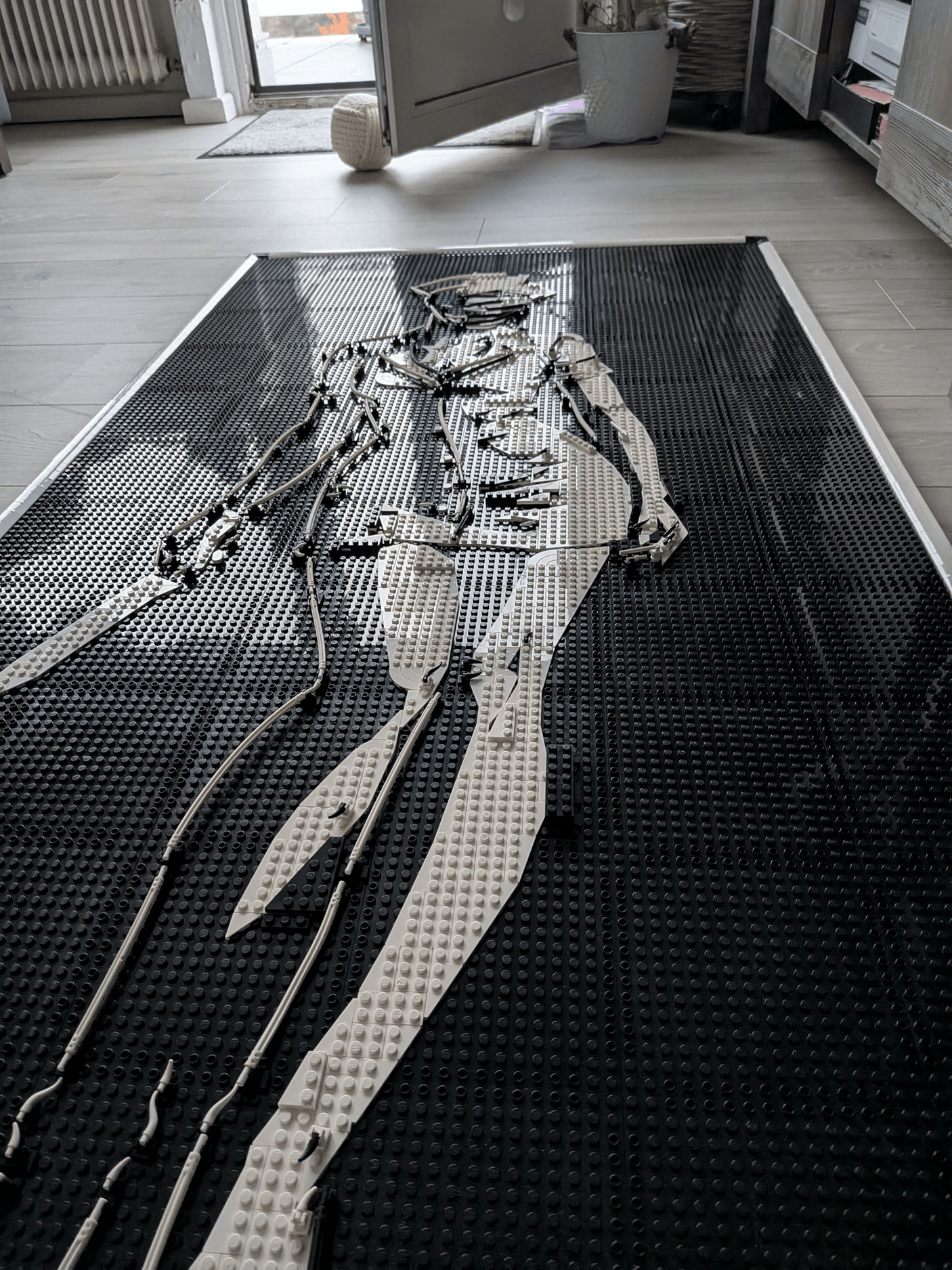 MOC - 238853 art relief of a female horror character Klemmbausteine - LesDiy - Klemmbausteine