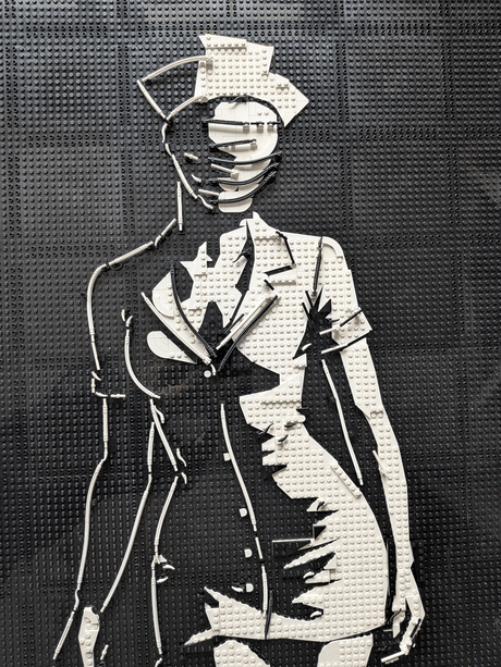 MOC - 238853 art relief of a female horror character Klemmbausteine - LesDiy - Klemmbausteine