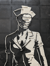 MOC - 238853 art relief of a female horror character Klemmbausteine - LesDiy - Klemmbausteine