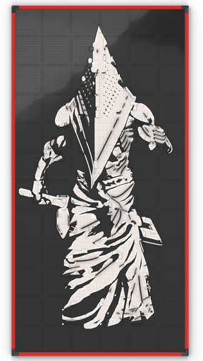 MOC - 238914 art relief of a male horror character Klemmbausteine - LesDiy - Klemmbausteine