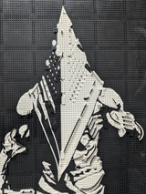 MOC - 238914 art relief of a male horror character Klemmbausteine - LesDiy - Klemmbausteine