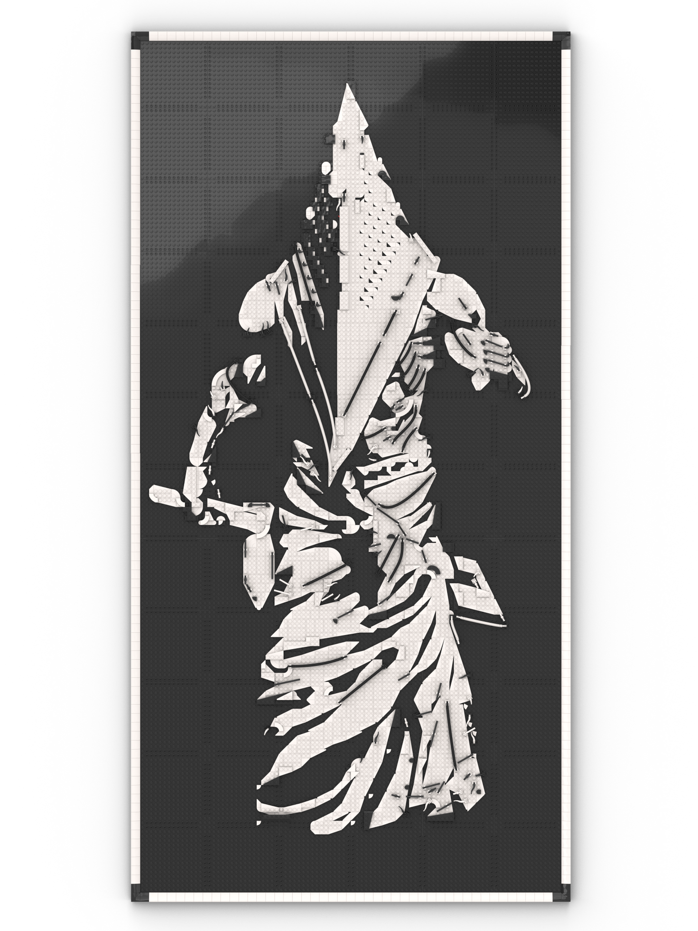 MOC - 238914 art relief of a male horror character Klemmbausteine - LesDiy - Klemmbausteine