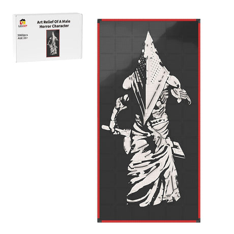 MOC - 238914 art relief of a male horror character Klemmbausteine - LesDiy - Klemmbausteine