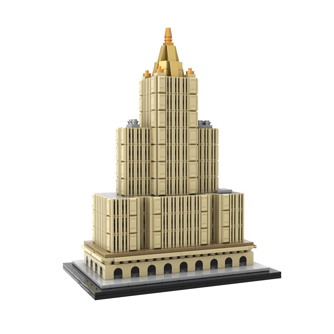 MOC - 239057 New York Life Building 1:800 Scale Klemmbausteine - LesDiy - Klemmbausteine